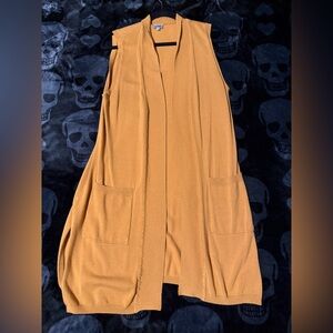 Cielo Golden Yellow Knitwear vest